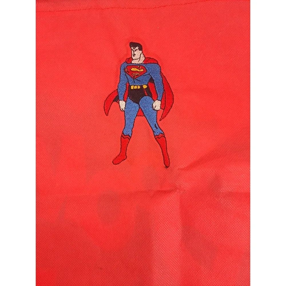 BOOM Superhero Drawstring Bags‎ Backpack With Superman Hand Embroidered